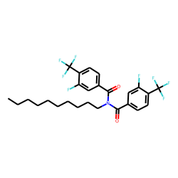 Benzamide, 3-fluoro-4-trifluoromethyl-N-(3-fluoro-4-trifluoromethylbenzoyl)-N-decyl-