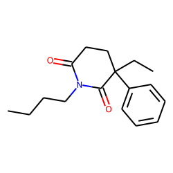 Glutethimide perbutylated