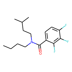 Benzamide, 2,3,4-trifluoro-N-butyl-N-3-methylbutyl-