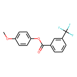 3-Trifluoromethylbenzoic acid, 4-methoxyphenyl ester