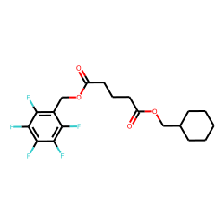 Glutaric acid, cyclohexylmethyl pentafluorobenzyl ester