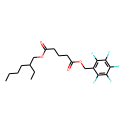 Glutaric acid, 2-ethylhexyl pentafluorobenzyl ester