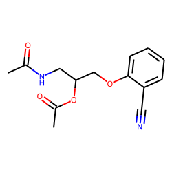 Acetamide, N-[2-acetoxy-3-(2-cyanophenyloxy)propyl]-