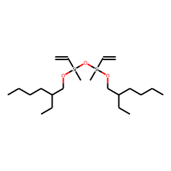 Silane, methylvinyl(2-ethylhexyloxy)(methylvinyl(2-ethylhexyloxy)silyloxy)-