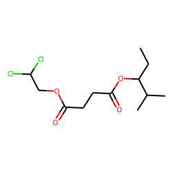 Succinic acid, 2-methylpent-3-yl 2,2-dichloroethyl ester