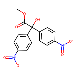 bis-(4-Nitrophenyl)-hydroxyacetic acid, methyl ester