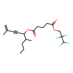 Glutaric acid, 2,2,3,3-tetrafluoropropyl 2,6-dimethylnon-1-en-3-yn-5-yl ester