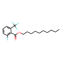 6-Fluoro-2-trifluoromethylbenzoic acid, decyl ester