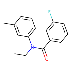 Benzamide, N-ethyl-N-(3-methylphenyl)-3-fluoro-
