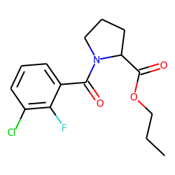 L-Proline, N-(3-chloro-2-fluorobenzoyl)-, propyl ester