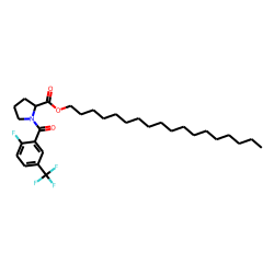 L-Proline, N-(2-fluoro-5-trifluoromethylbenzoyl)-, octadecyl ester
