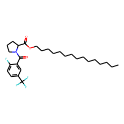 L-Proline, N-(2-fluoro-5-trifluoromethylbenzoyl)-, pentadecyl ester