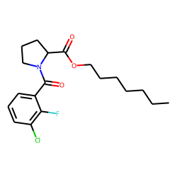 L-Proline, N-(3-chloro-2-fluorobenzoyl)-, heptyl ester