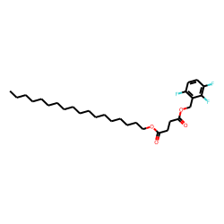 Succinic acid, octadecyl 2,3,6-trifluorobenzyl ester