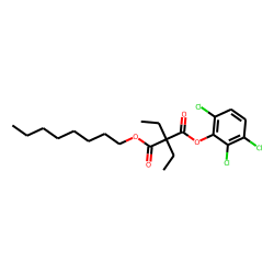 Diethylmalonic acid, octyl 2,3,6-trichlorophenyl ester