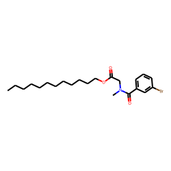 Sarcosine, N-(3-bromobenzoyl)-, dodecyl ester