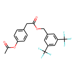 p-Hydroxyphenylacetic acid, acetyl, DTFMBz