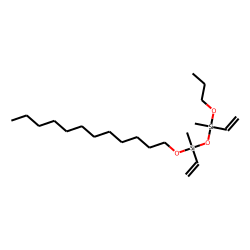 Silane, methylvinyl(dodecyloxy)(methylvinylpropoxysilyloxy)-
