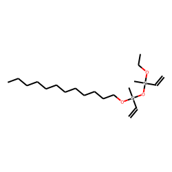 Silane, methylvinyl(dodecyloxy)(methylvinylethoxysilyloxy)-