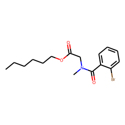 Sarcosine, N-(2-bromobenzoyl)-, hexyl ester