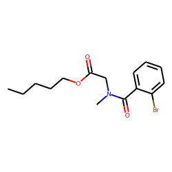 Sarcosine, N-(2-bromobenzoyl)-, pentyl ester