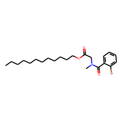 Sarcosine, N-(2-bromobenzoyl)-, dodecyl ester