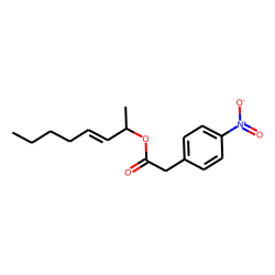 Benzeneacetic acid, 4-nitro-, oct-3-en-2-yl ester