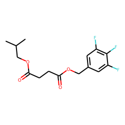 Succinic acid, isobutyl 3,4,5-trifluorobenzyl ester