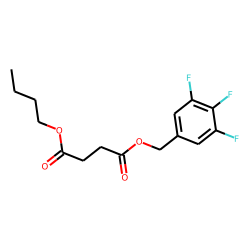 Succinic acid, butyl 3,4,5-trifluorobenzyl ester