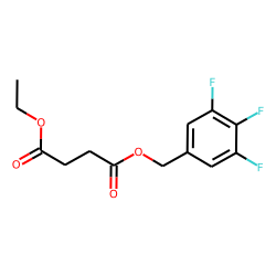 Succinic acid, ethyl 3,4,5-trifluorobenzyl ester