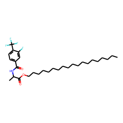 D-Alanine, N-(3-fluoro-4-trifluoromethylbenzoyl)-, nonadecyl ester