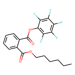 Phthalic acid, hexyl pentafluorophenyl ester