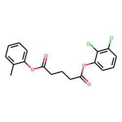 Glutaric acid, 2,3-dichlorophenyl 2-methylphenyl ester
