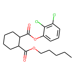 1,2-Cyclohexanedicarboxylic acid, 2,3-dichlorophenyl pentyl ester