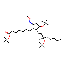 11.alpha.,15.alpha.-dihydroxy-9-ketoprost-13-enoic acid, MO-TMS # 2