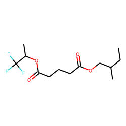 Glutaric acid, 1,1,1-trifluoroprop-2-yl 2-methylbutyl ester