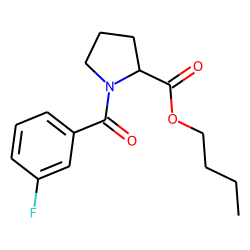 L-Proline, N-(3-fluorobenzoyl)-, butyl ester