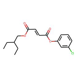 Fumaric acid, 2-ethylbutyl 3-chlorophenyl ester