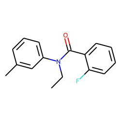 Benzamide, N-ethyl-N-(3-methylphenyl)-2-fluoro-