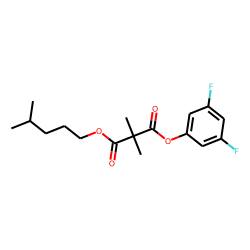 Dimethylmalonic acid, 3,5-difluorophenyl isohexyl ester
