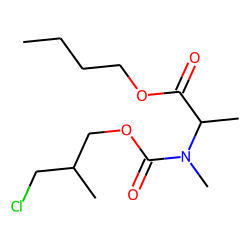 DL-Alanine, N-methyl-N-(3-chloro-2-methylpropoxycarbonyl)-, butyl ester
