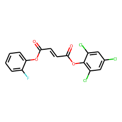 Fumaric acid, 2,4,6-trichlorophenyl 2-fluorophenyl ester