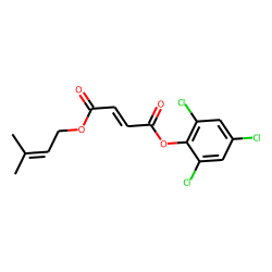 Fumaric acid, 2,4,6-trichlorophenyl 3-methylbut-2-en-1-yl ester