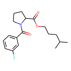L-Proline, N-(3-fluorobenzoyl)-, isohexyl ester