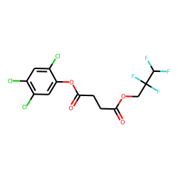 Succinic acid, 2,2,3,3-tetrafluoropropyl 2,4,5-trichlorophenyl ester