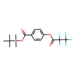Benzoic acid, 4-pentafluoropropionyloxy-, tert.-butyldimethylsilyl ester