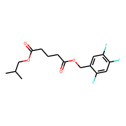 Glutaric acid, 2,4,5-trifluorobenzyl isobutyl ester