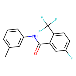3-Fluoro-6-trifluoromethylbenzamide, N-(3-methylphenyl)-