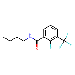 Benzamide, 3-trifluoromethyl-2-fluoro-N-butyl-