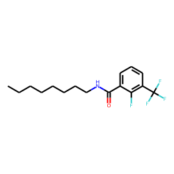Benzamide, 3-trifluoromethyl-2-fluoro-N-octyl-